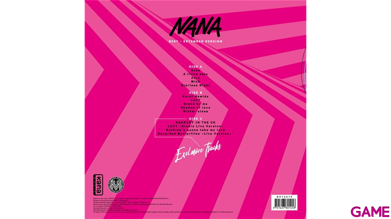 Vinilo Nana Best Extended Version 2 LP-1